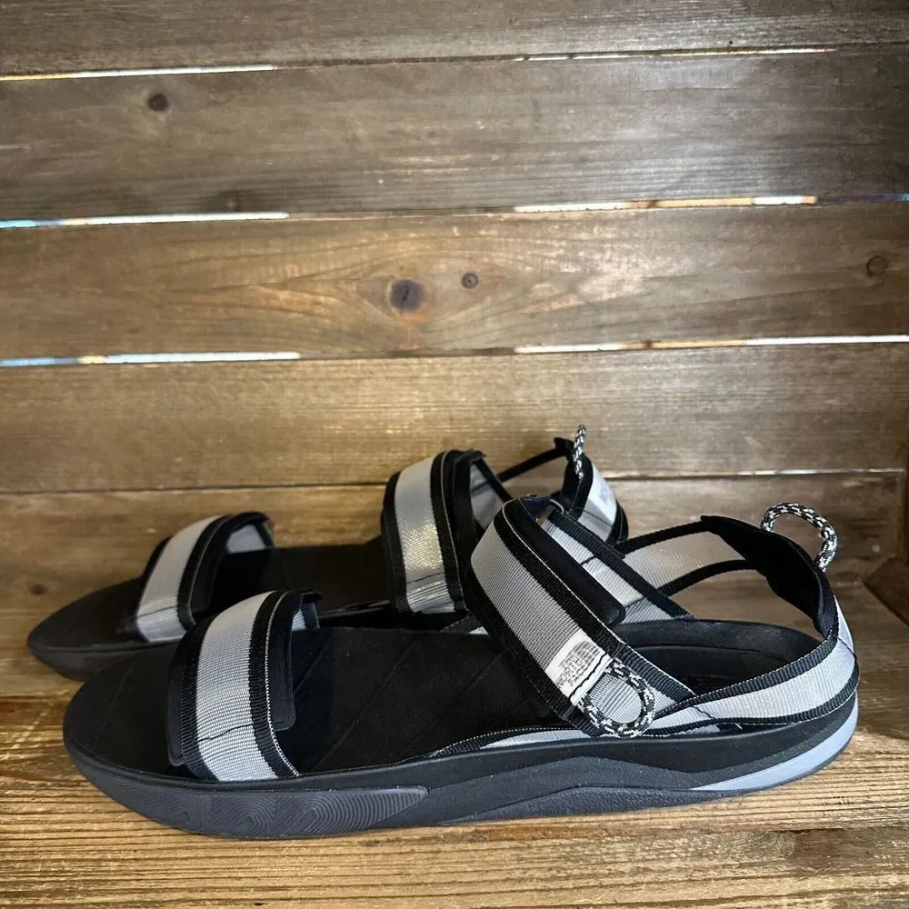 New NIB Mens The North Face Skeena‎ Sport Strappy Black Clear Sandals Size 12 M